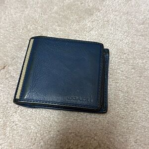 Authentic Coach Wallet in Cobalt Blue